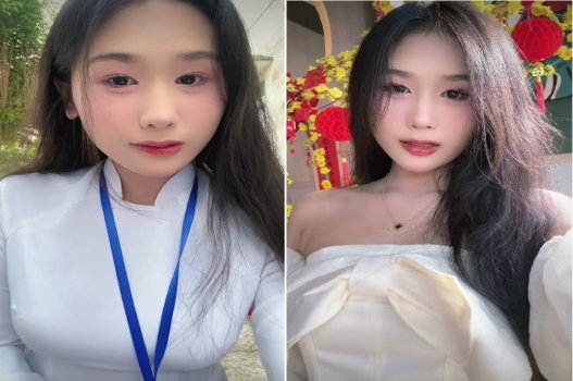 Bombshell teenage student's sexual allure