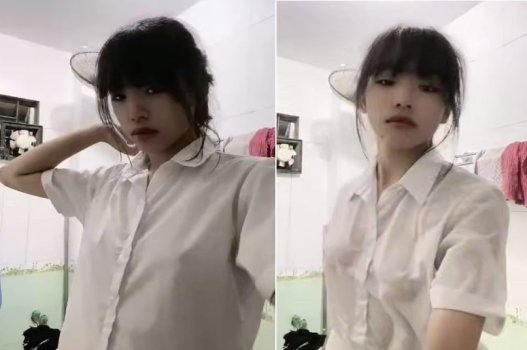 Em gái tắm xong chưa phê đãi