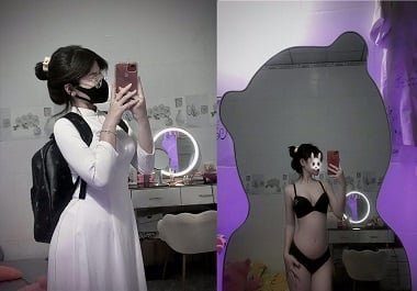 Show hàng: Thu Hiền nứng cặc trong chiếc áo dài