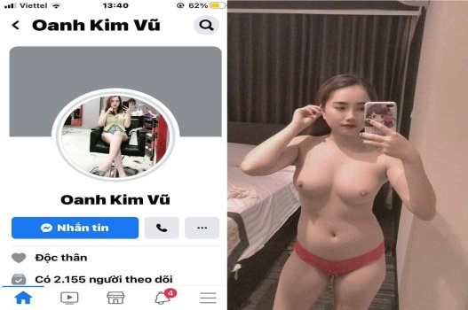 Vũ Kim Oanh bị ướt sành nhấp mê